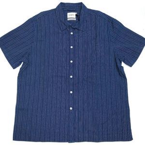 Goodfellow Short Sleeve Blue Shirt Select Size
